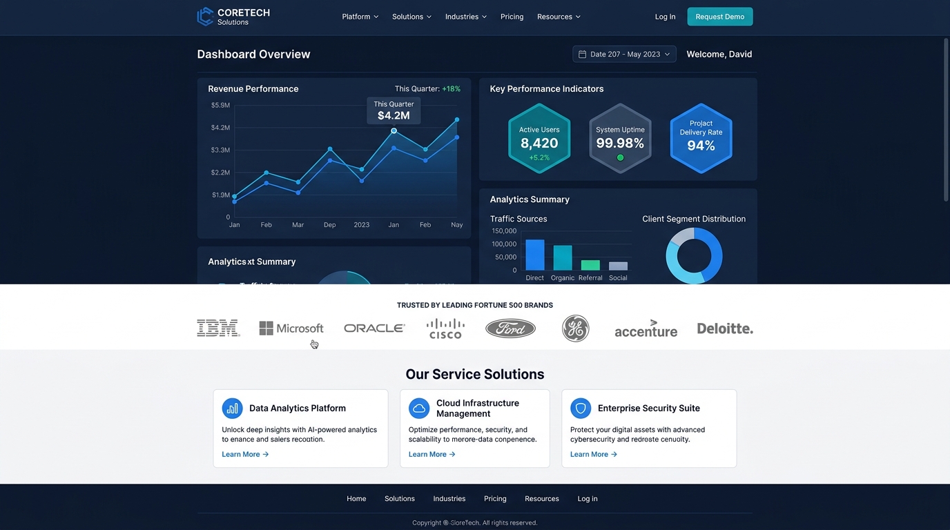 Business project — CoreTech Solutions